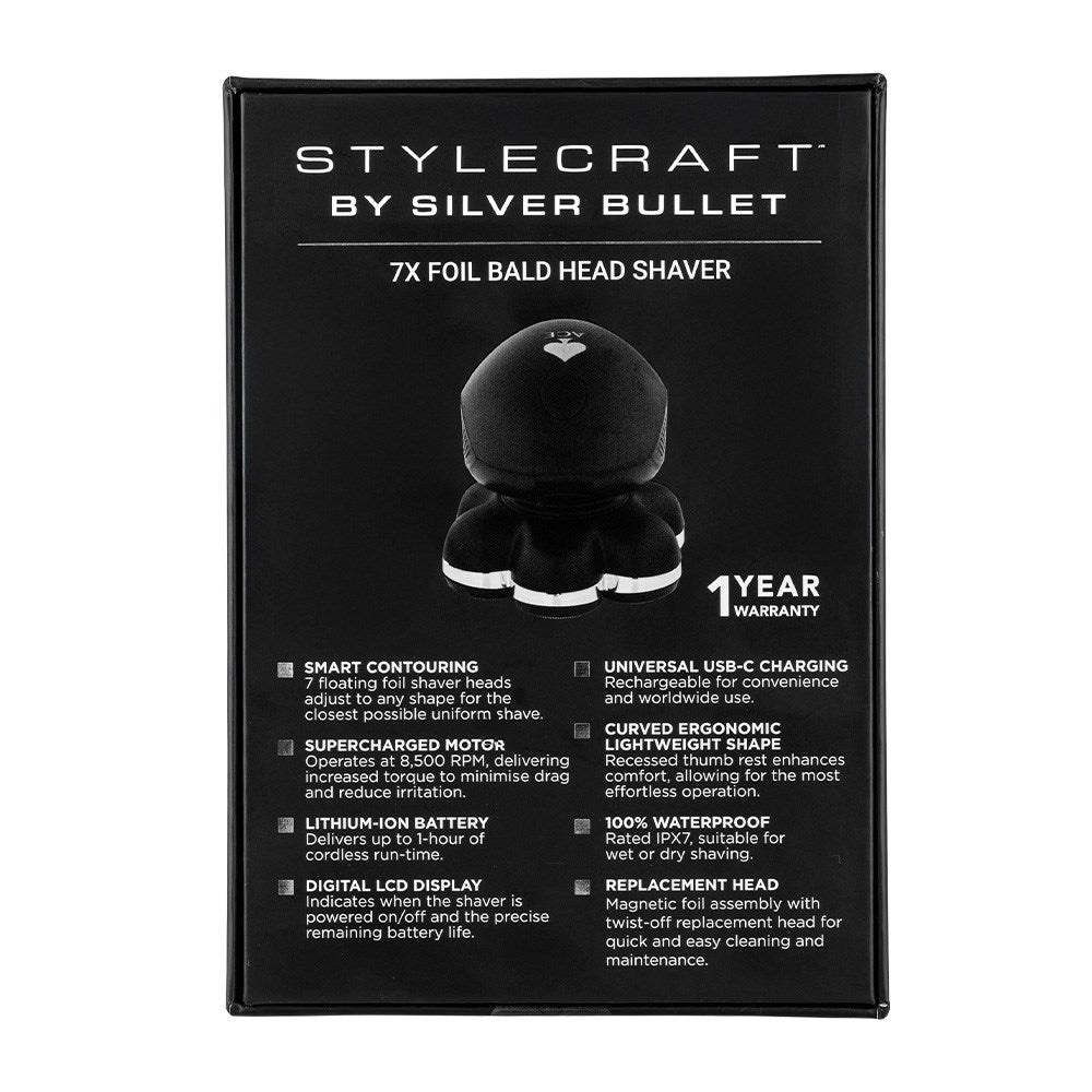 StyleCraft by Silver Bullet Ace 7x Foils Balding Shaver
