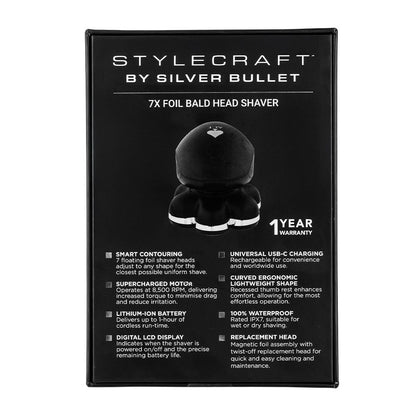 StyleCraft by Silver Bullet Ace 7x Foils Balding Shaver