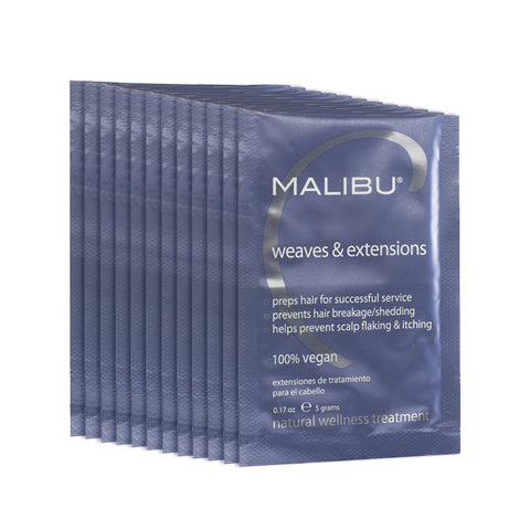 Malibu C Wellness Treatment Weaves &amp; Extentions 12 x 5g
