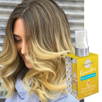 Keracolor Toning Drops Gold 60ml