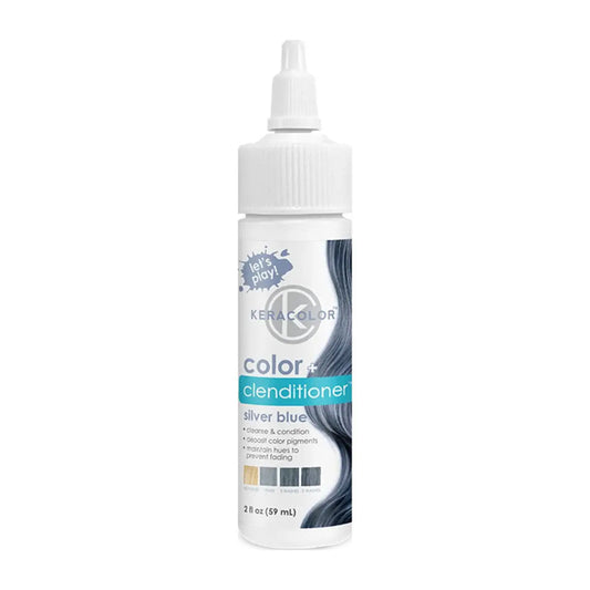 Keracolor Color Clenditioner Colour Shampoo Silver Blue 59ml