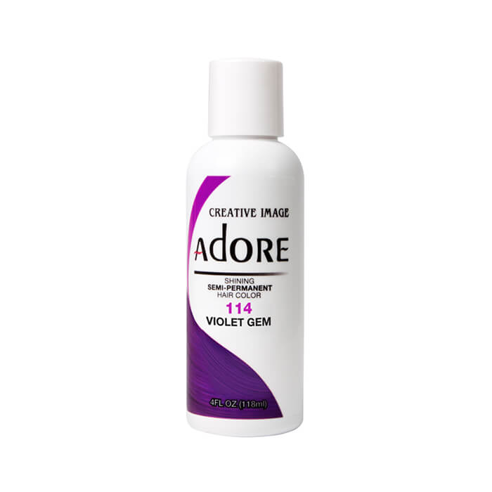 Adore Semi Permanent Hair Colour Violet Gem 118ml