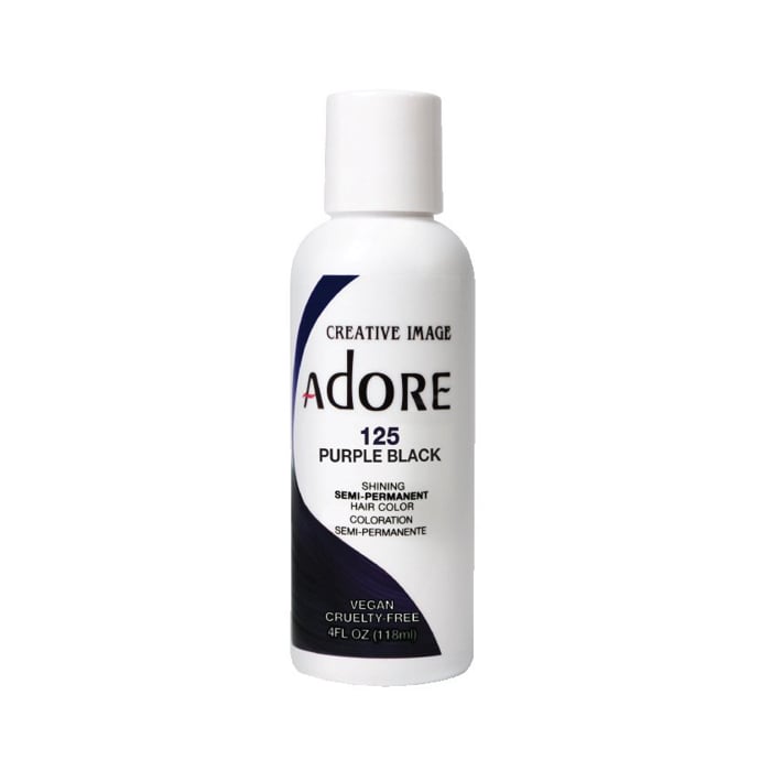 Adore Semi Permanent Hair Colour Purple Black 118ml