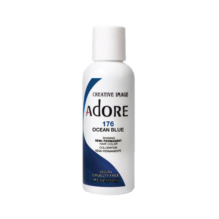 Adore Semi Permanent Hair Colour Ocean Blue 118ml