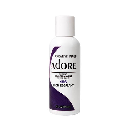 Adore Semi Permanent Hair Colour Rich Eggplant 118ml