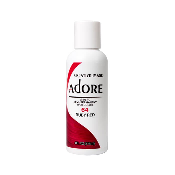 Adore Semi Permanent Hair Colour Ruby Red 118ml