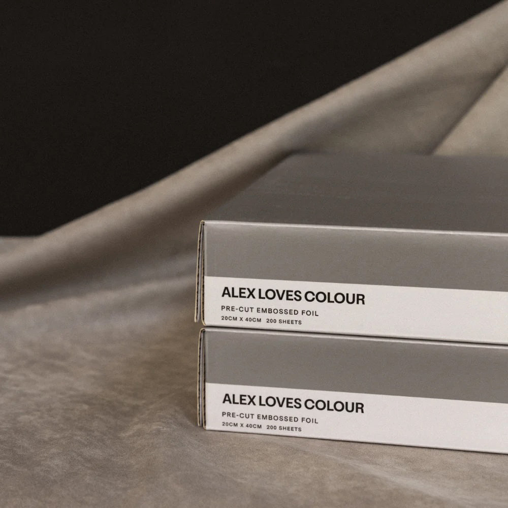 Alex Loves Colour Silver Extra Wide Foils - 20cm x 40cm