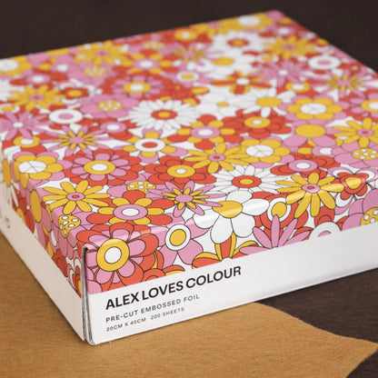 Alex Loves Colour Blossom Bliss Extra Wide Foils - 20cm x 40cm