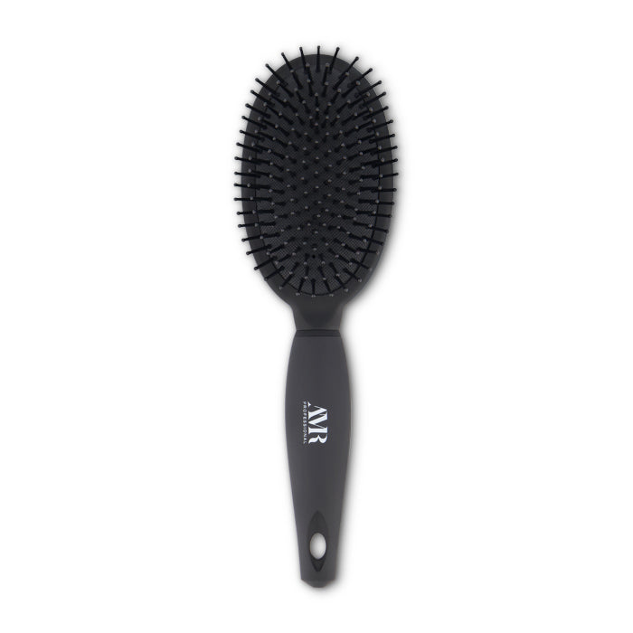 AMR Professional Tangle Tamer Paddle Brush Black