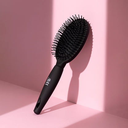 AMR Professional Tangle Tamer Paddle Brush Black