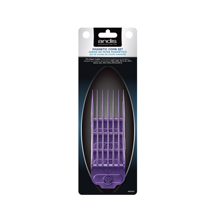 ANDIS Magnetic Universal Comb Set Large 4pcs Multipurpose Clipper
