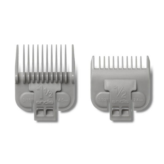 ANDIS Snap-On Blade Attachment Comb Set 0.5 & 1.5 2Pcs