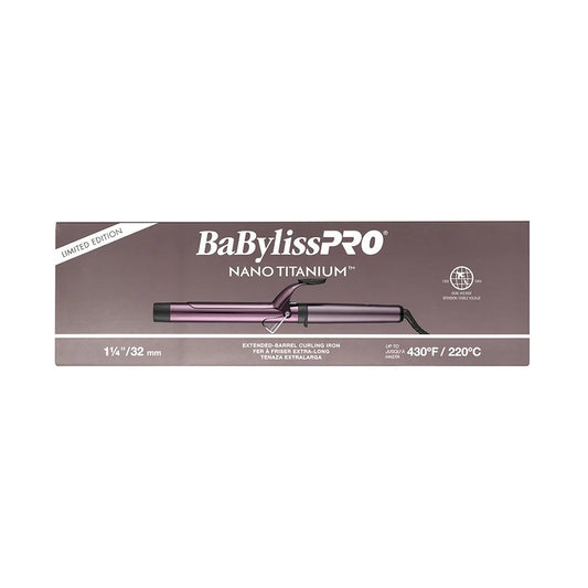 BaBylissPRO Nano Titanium Curling Iron Nightfall 32mm