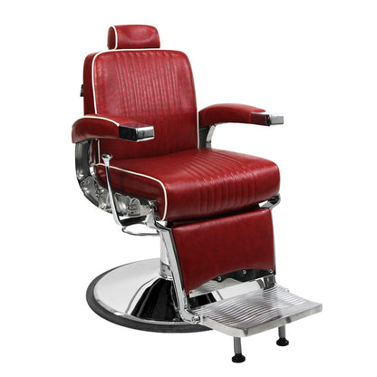 (DISCONTINUED) Barber Culture Escobar Barber Chair Red