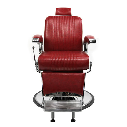 (DISCONTINUED) Barber Culture Escobar Barber Chair Red