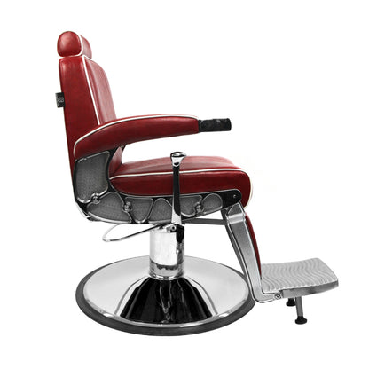 (DISCONTINUED) Barber Culture Escobar Barber Chair Red