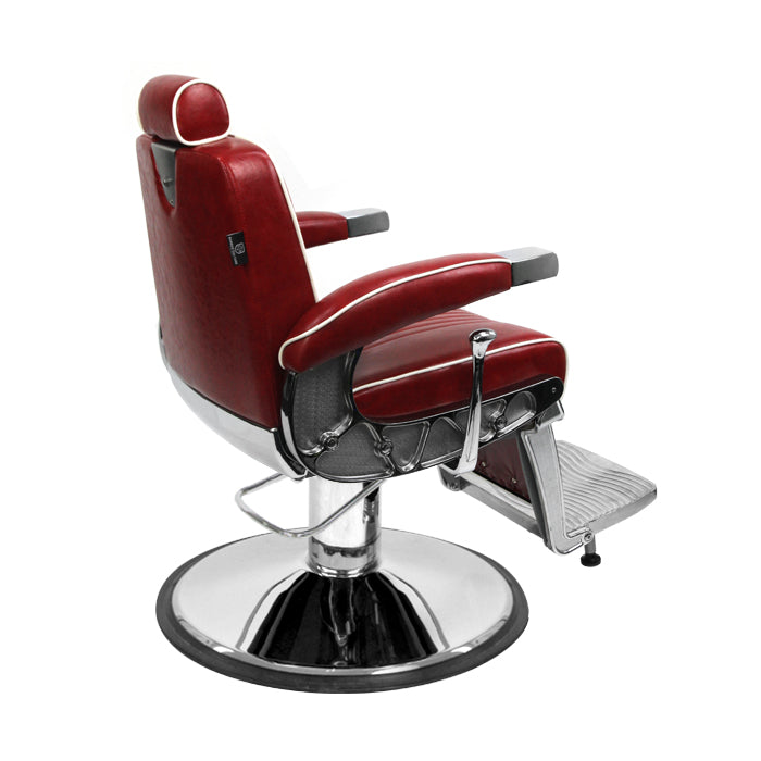 (DISCONTINUED) Barber Culture Escobar Barber Chair Red