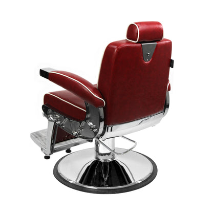 (DISCONTINUED) Barber Culture Escobar Barber Chair Red