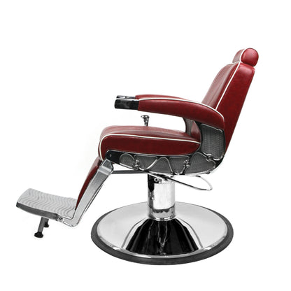 (DISCONTINUED) Barber Culture Escobar Barber Chair Red