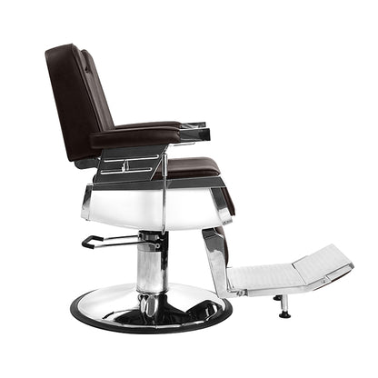 (DISCONTINUED) Federico Barber Chair Brown