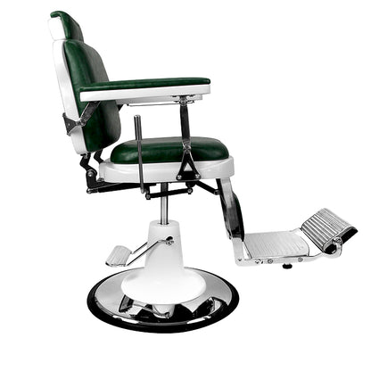 (DISCONTINUED) Barber Culture Excalibur Barber Chair Green