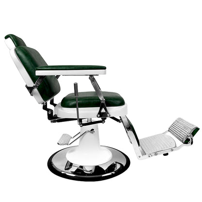 (DISCONTINUED) Barber Culture Excalibur Barber Chair Green