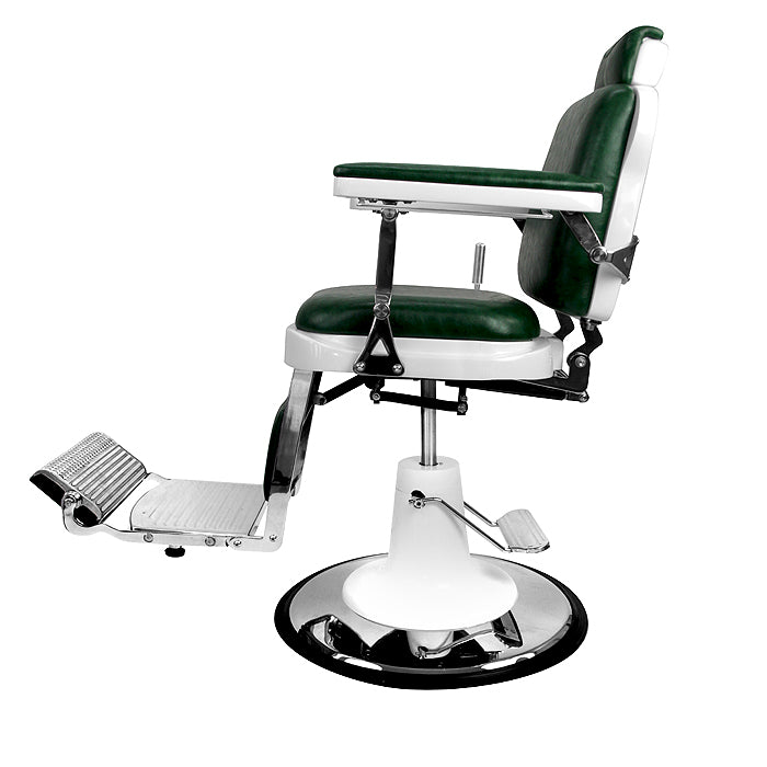 (DISCONTINUED) Barber Culture Excalibur Barber Chair Green