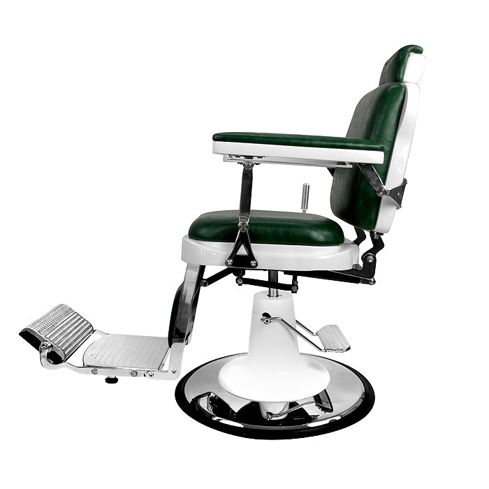 (DISCONTINUED) Barber Culture Excalibur Barber Chair Green