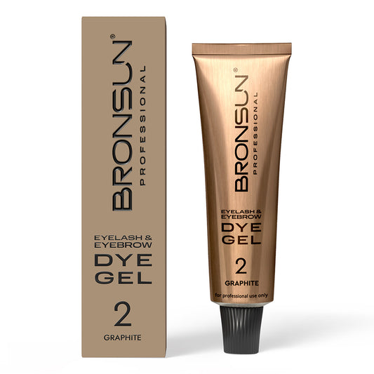 Bronsun Eyelash and Eye Brow Dye 15ml (Hybrid) Graphite