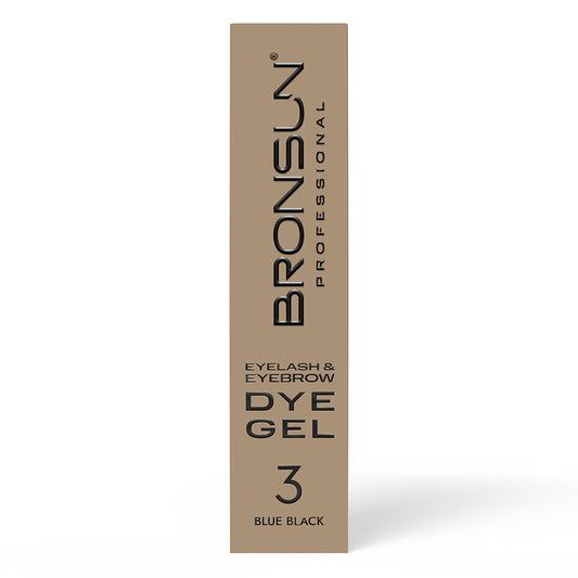 Bronsun Eyelash and Eye Brow Dye 15ml (Hybrid) Blue Black