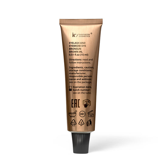 Bronsun Eyelash and Eye Brow Dye 15ml (Hybrid) Brown