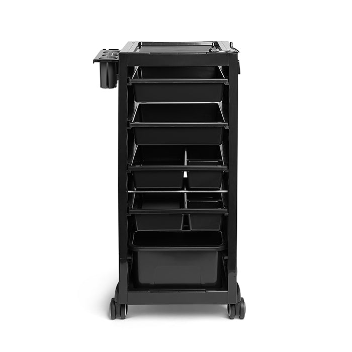 Beauty Supply Co. 5 Drawers Trolley Black