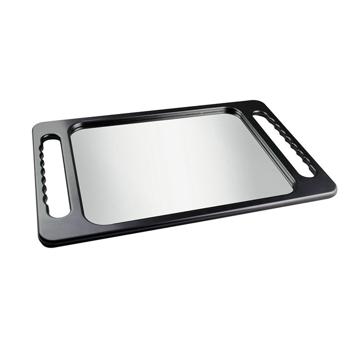 Beauty Supply Co. Unbreakable Salon Hand Mirror Rectangle Black