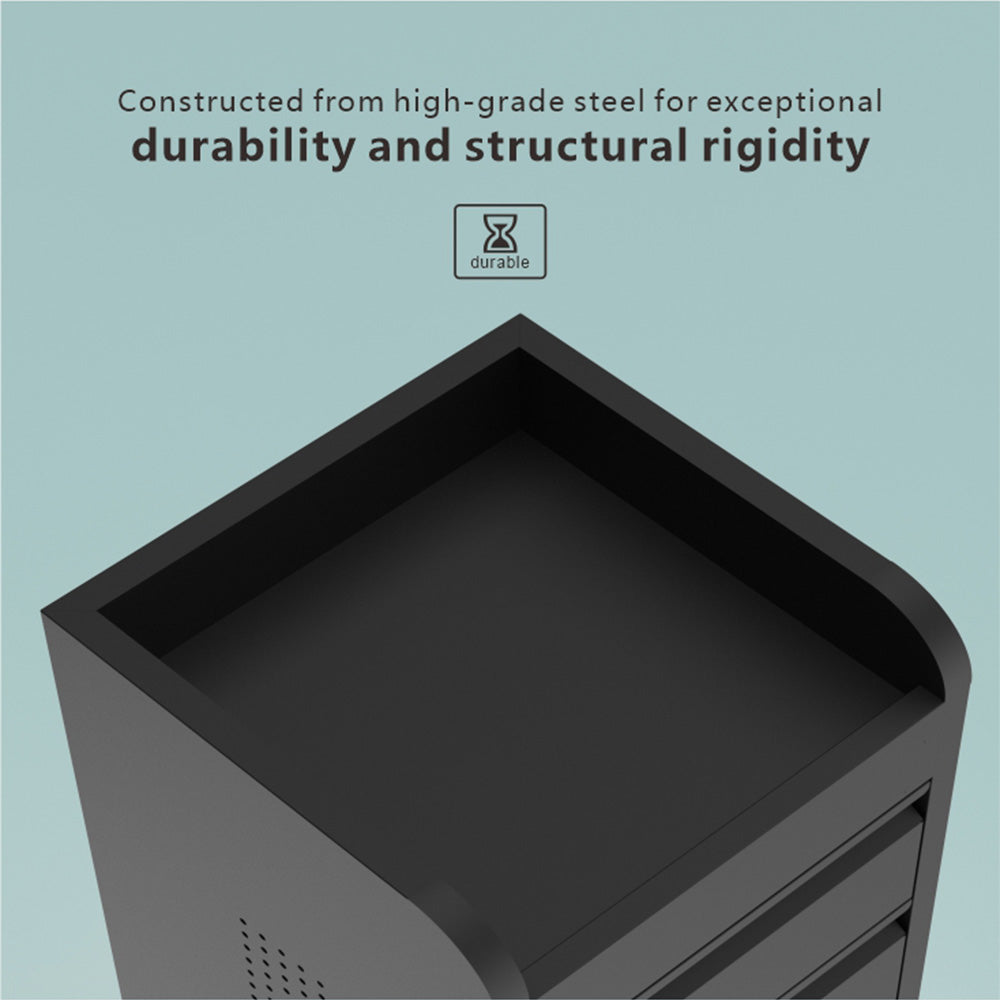Beauty Supply Co. Atelier 4-Drawer Salon Trolley Black