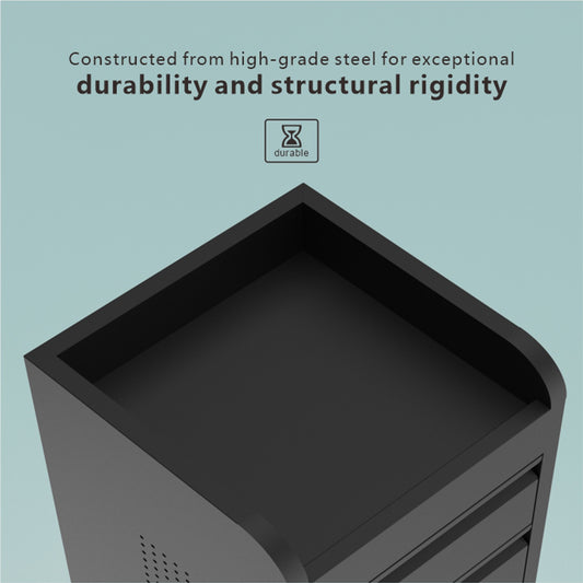Beauty Supply Co. Atelier 4-Drawer Salon Trolley Black