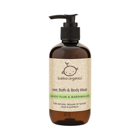 Bubba Organics Kakadu Plum/Marshmallow Hair &amp; Body Wash 250ml