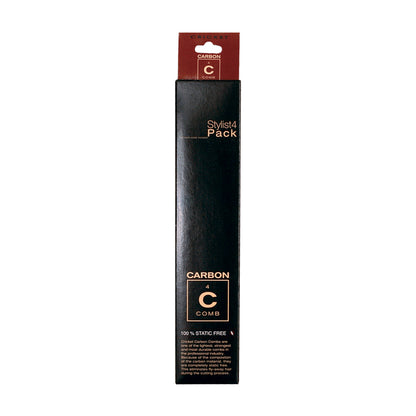 Cricket Carbon Comb Stylist 4pc Pack - 1 of each style