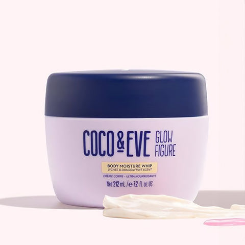 Coco & Eve Glow Figure Whipped Body Cream: Dragonfruit & Lychee 212ml