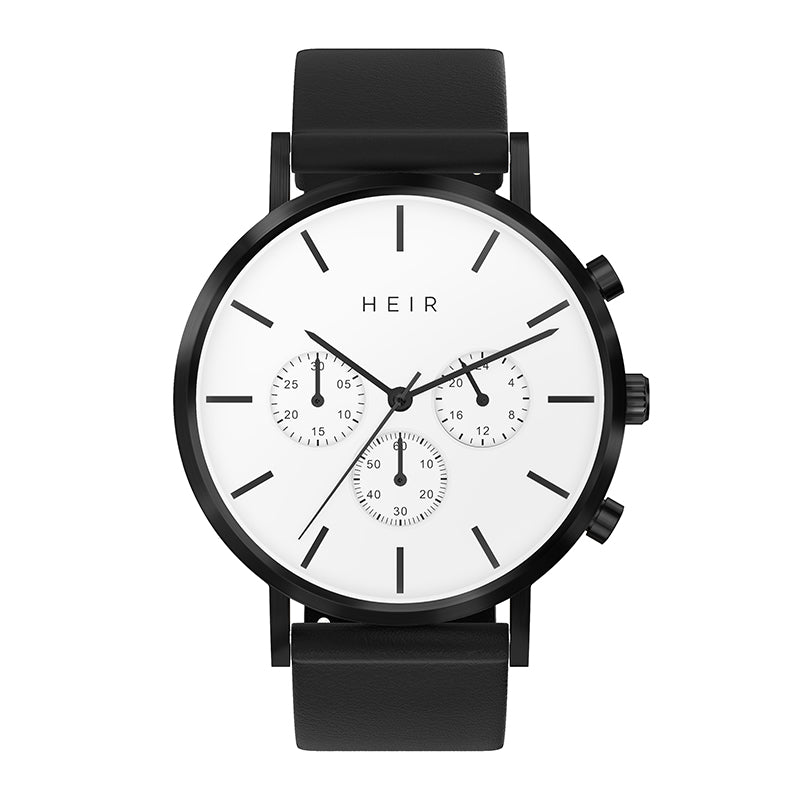 Heir Watches Chrono Black