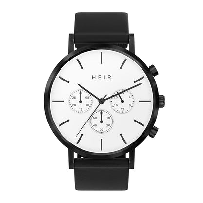 Heir Watches Chrono Black