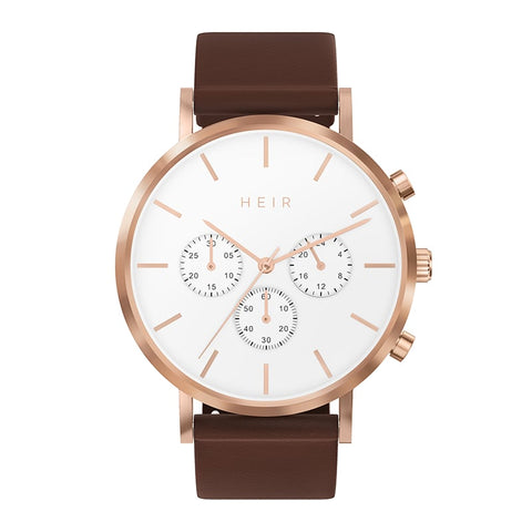 Heir Watches Chrono Rose Gold