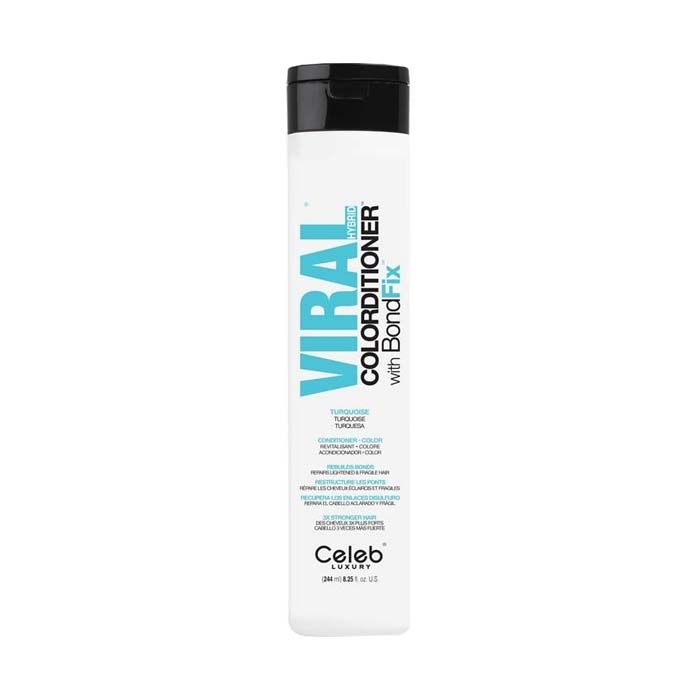 Celeb Luxury Viral Hybrid Colorditioner Bond Fix Turquoise 244ml