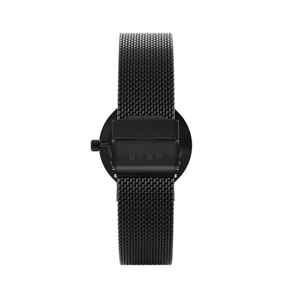 Heir Watches Classic Noir Mesh 28mm Black