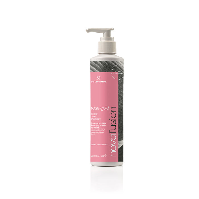 De Lorenzo Novafusion Rose Gold Shampoo 250ml