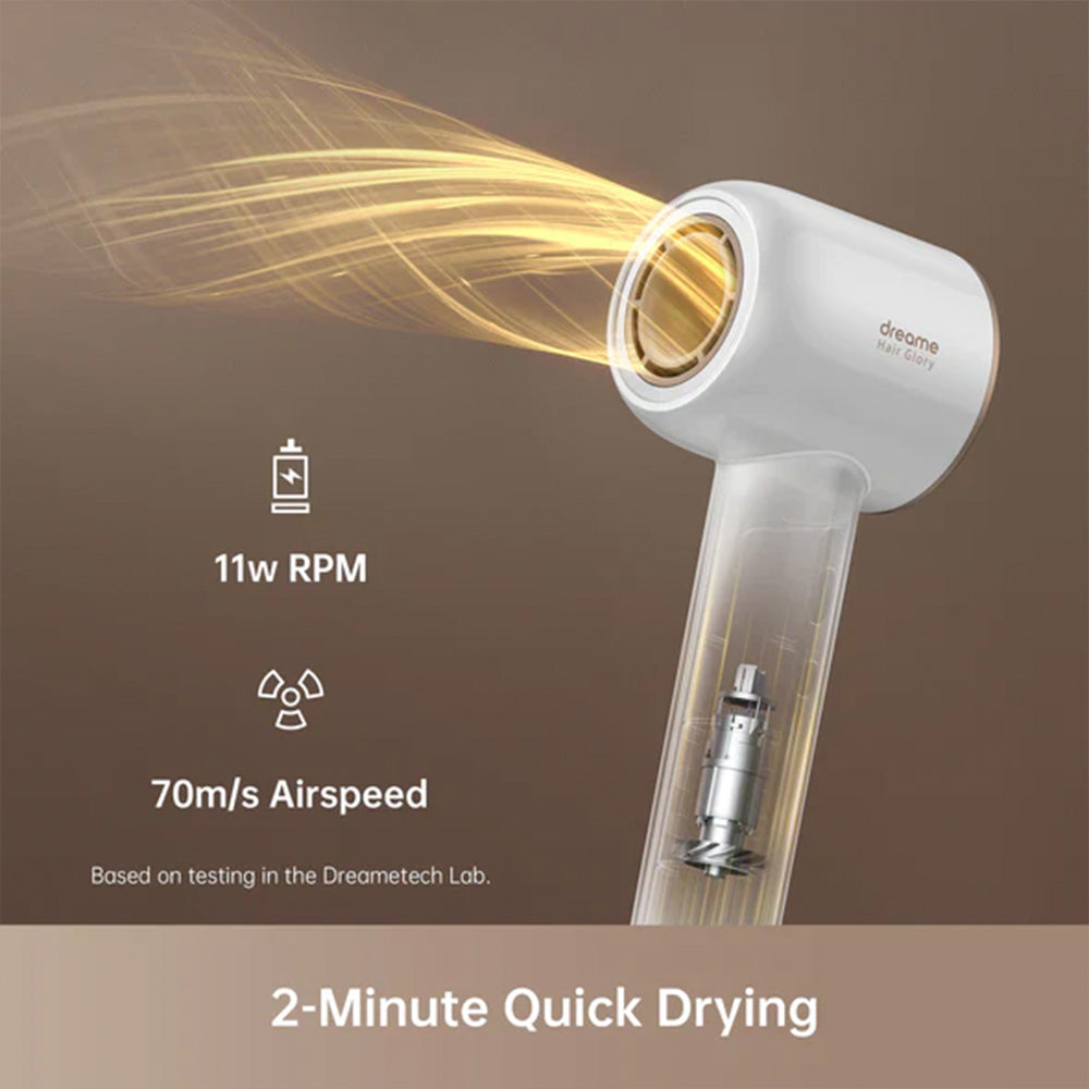 (DISCONTINUED) Dreame Hair Glory High-speed Hair Dryer White