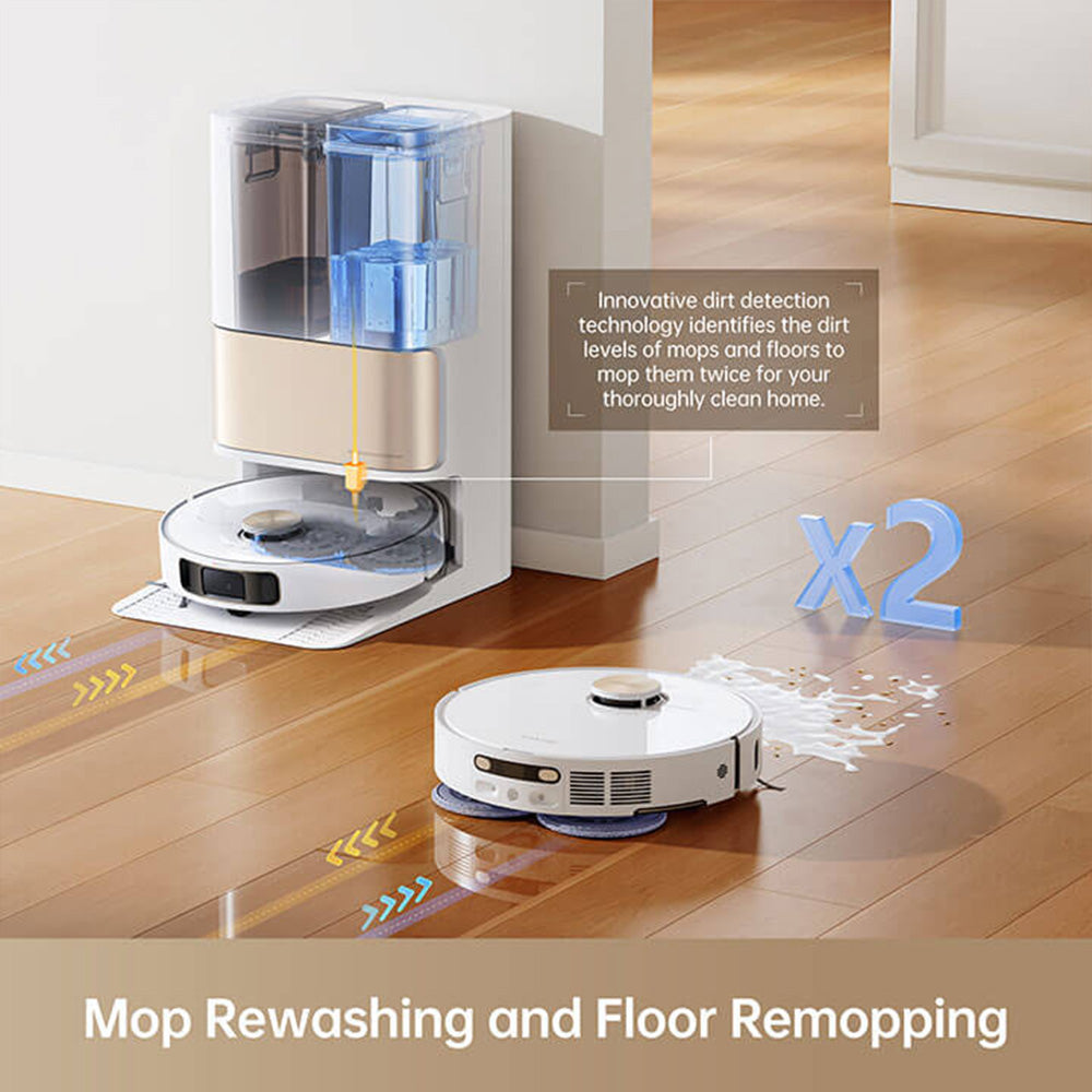 Dreame L10s Ultra Robot Vacuum and Mop Combo, Auto Mop Cleaning and Drying, Self-refilling