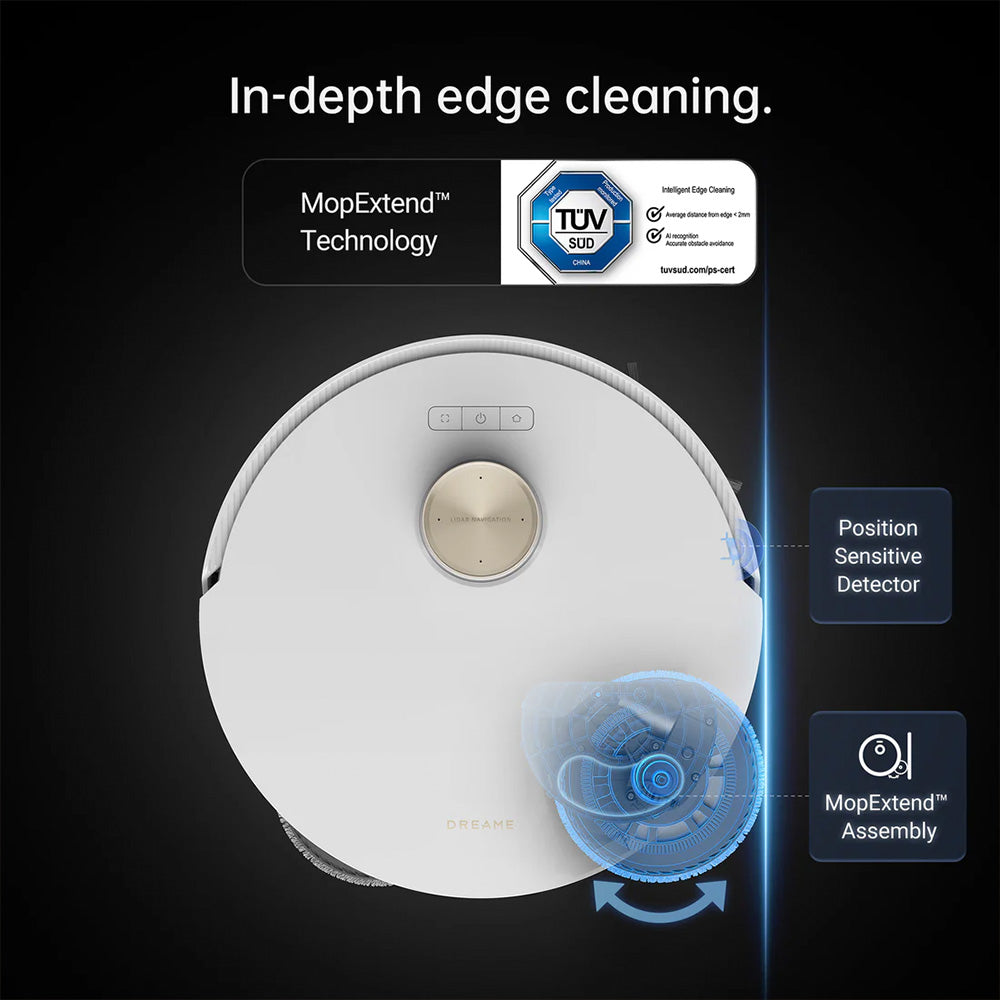 Dreame L20 Ultra Robot Vacuum and Mop Cleaner with Auto Mop Cleaning and Drying, Self-Refilling and Self-Emptying Base Station