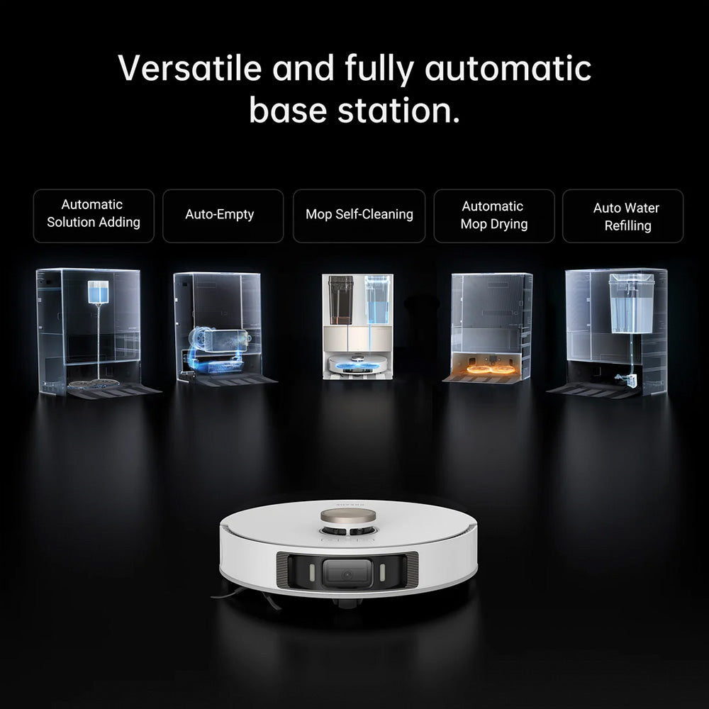 Dreame L20 Ultra Robot Vacuum and Mop Cleaner with Auto Mop Cleaning and Drying, Self-Refilling and Self-Emptying Base Station