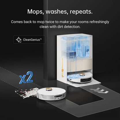 Dreame L20 Ultra Robot Vacuum and Mop Cleaner with Auto Mop Cleaning and Drying, Self-Refilling and Self-Emptying Base Station