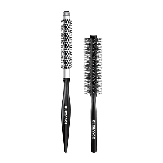 Elegance Wooden Round Brush Set 2Pc
